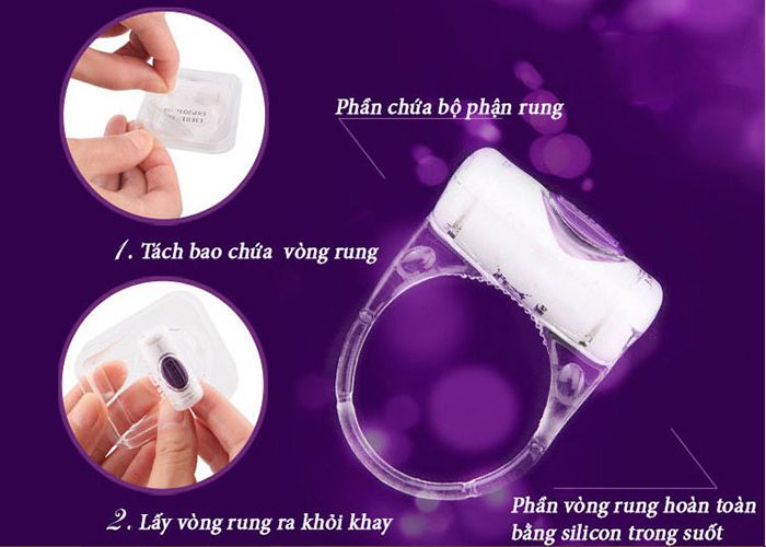 Hình ảnh chi tiết vòng đeo tình yêu Durex cho nam yếu sinh lý.