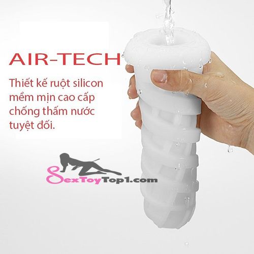 Chất liệu silicon mềm mịn của âm đạo giả Tenga Air - Tech.