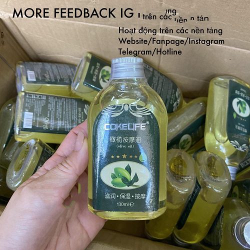 Gel bôi trơn Cokelife olive oil 2in1 - gel bôi trơn nhật bản - dầu bôi trơn.