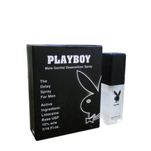 Hình ảnh chai xịt kéo dài thời gian quan hệ cho nam Playboy.